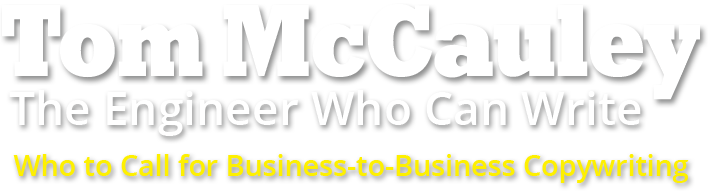 The Tom McCauley Business-to-Business Copywriting Logo